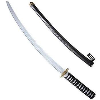 Plastik Katana, 75 cm, japanisches Schwert für Kostüme und Mottopartys
