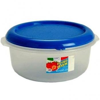 Frigo box rotonda bassa in plastica 2 lt lega