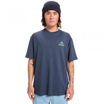 Maglia Quiksilver Cl Soul Maze Manica Corta Blu Navy M