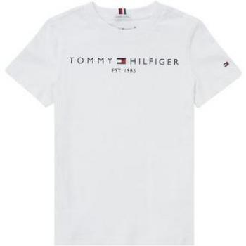 T-shirt Tommy Hilfiger Essenziale per Bambini SELINERA Regular Fit Bianco