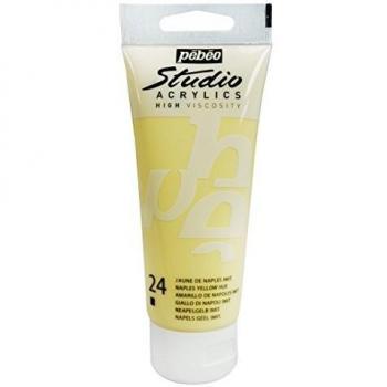 Pebeo Künstlerfarbe Neapelgelb – 100 ml