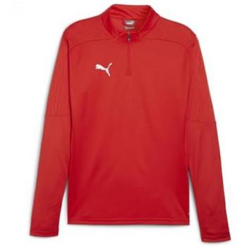 PUMA Teamfinal Training 1/4 Zip Top – Crimson