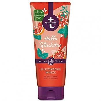 Tetesept Aromadusche Hallo Glückstag – Duschgel mit belebender Duftkomposition nach Blutorange - 200 ml