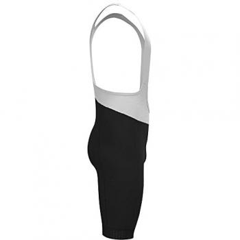 Odlo Zero Weight Bib Short – Large, Men’s (White/Black)
