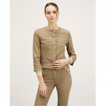 Motivi - Chaqueta de Taladro en Drill Misto Cotone - Estilo Moderno