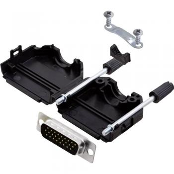 Encitech DPPK15-BK-HDP26-K 6355-0011-02 D-SUB Pin Strip Set 180°