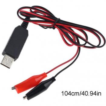 USB 5V to 3V Battery Eliminator Cable for AA AAA Batteries