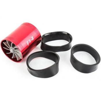 Universal-Auto Turbine Kompressor Gummi Abdeckung 3000rpm F1-Z Doppel Turbo Ladegerät Treibstoffsparer
