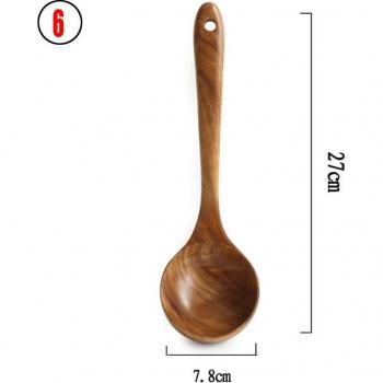 Natural Teak Kitchen Tool Collection