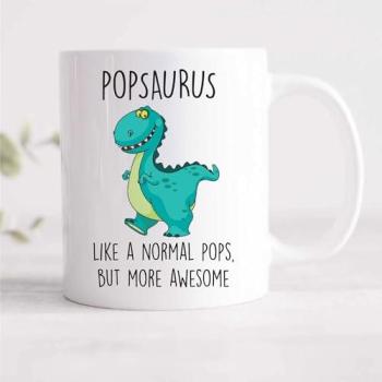 White 60-Second Makeover Men’s PopSaurus Cup
