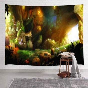 Psychedelic Forest Flower Wall Hanging