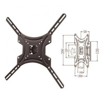 Soporte de TV Phoenix inclinable para televisores de hasta 55'' 25kg negro