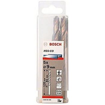 Bosch HSS-Co Cobalt Drill Bit 9mm Pack of 5