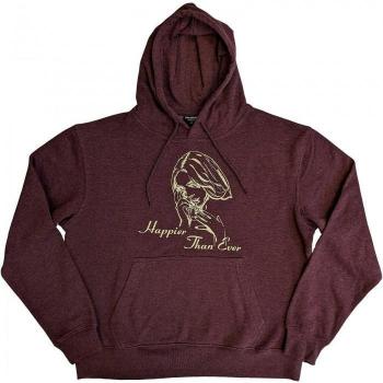Billie Eilish Unisex Happier Than Ever Hoodie M marron