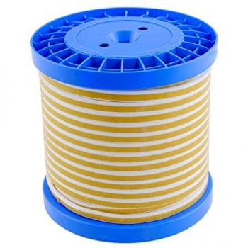 FlaDiBa - die schnelle Dichtung - PTFE-Flachdichtungsband - weich/formbar - weiß - 25mtr auf Spule - 7 x 2,5 mm - einseitig selbstklebend