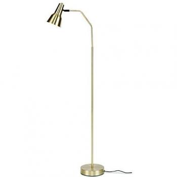 Lampadaire RoMi VALENCIA, Fer, E14, 40 W, Or