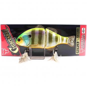 Jackall Chibitarel Flache Seite, Gelenkarm, Lippenlose Köderkarte Rückseite (3227)