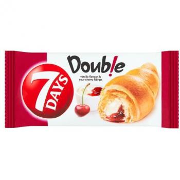 7 dní Croissant s vanilkovou a višňovou náplní 60g