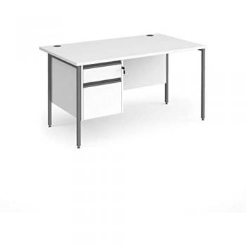 Dams Contract 25 Rectangular Office Desk with Pedestal