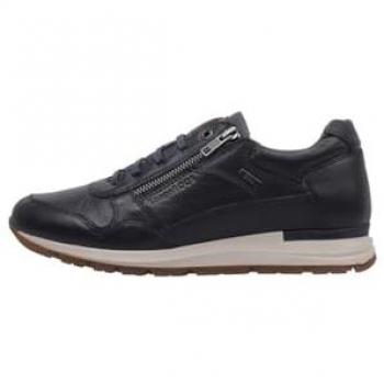 Zapato Deportivo Piel Impermeable Hombre Kangaroos 632 Azul Marino