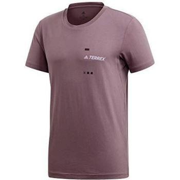 Adidas T-shirt Terrex GFX Homme, Pourpre, S