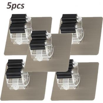 1/2/10Pcs Mop Organizer Wall Mount - Multi-Purpose Broom Hanger