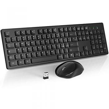 Tastiera + mouse senza fili WisFox 2.4 GHz Slim