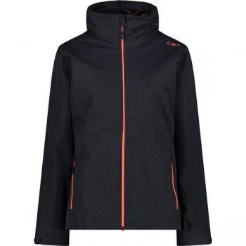 CMP Zip Hood Detachable Inner Jacket – Anthracite/Burgundy XS Women