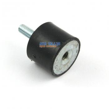 M6*17mm Male-Female Rubber Vibration Isolator Bobbin (5 Pieces)