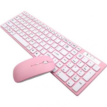 Universal Silent Ultra-thin 2.4G Wireless Keyboard and Mouse Set