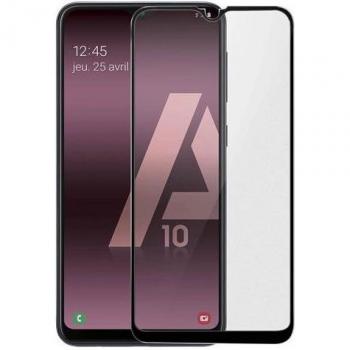 Protector de pantalla 9H biselado para Samsung Galaxy A10 - Marco oscuro