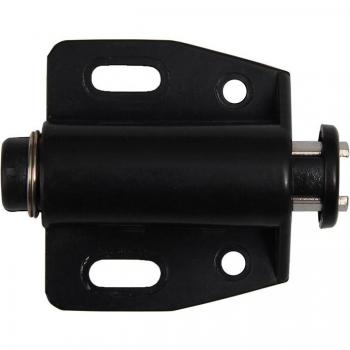Magnetic Cabinet Door Latch with Round Plate and Free Screws