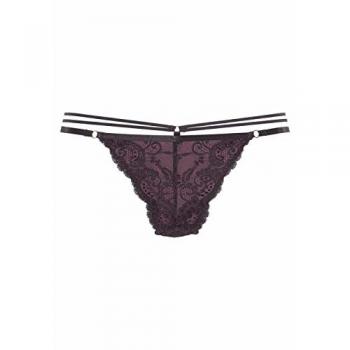 Vibrante Lascana Tanga Lilá Nocturno