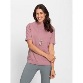 Pull Haut Helline 100% Coton Hortensia