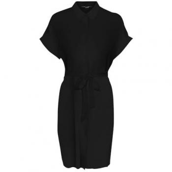 Abito chemise corto nero donna VERO MODA XS