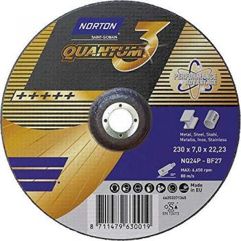 Disco sbavatura Quantum 3 Metal Norton 230x7x22.23