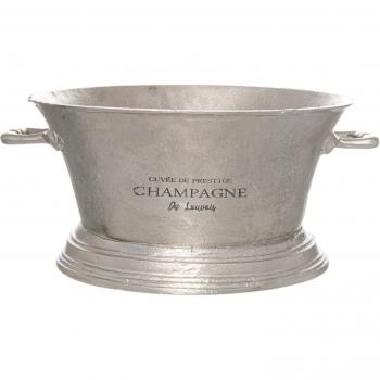 Large Antique Pewter Champagne Cooler