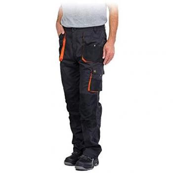 Pantaloni Protettivi Reis Foreco-T SBP48 Acciaio Nero Arancione