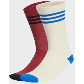 Adidas Originals 2 Paar knielange Socken in Wollweiß/Silber-Violett