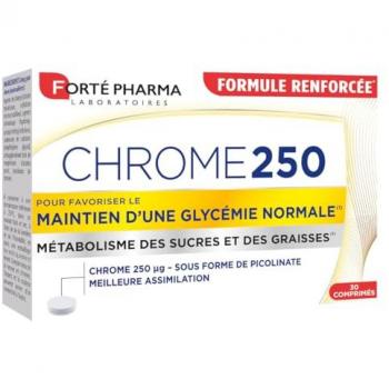 Forté Pharma Chrome 250 Maintien Glycémie Normale 30 comprimés