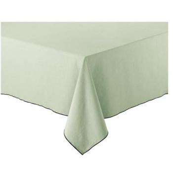 Nappe recyclée Grace Céladon 140 x 140