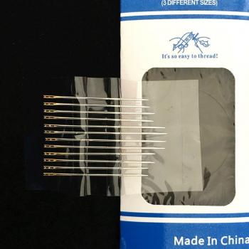 Multi-Size Side Opening Darning Needles 12-Pack