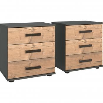 Nachtschrank-Set STOCKHOLM von Wimex