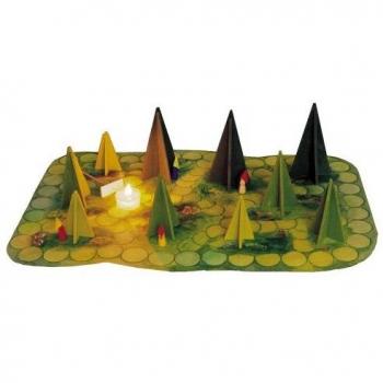 Märchenhaftes Waldschattenspiel