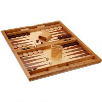 Philos Spiel, Backgammon - Kassette - Orfefs - Holz - groß