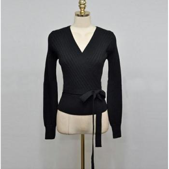 Laternenärmel Damen Strickpullover