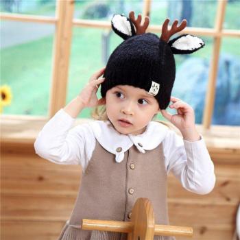 Gorro de Navidad para Bebé, Sombrero de Reno Suave y Cálido