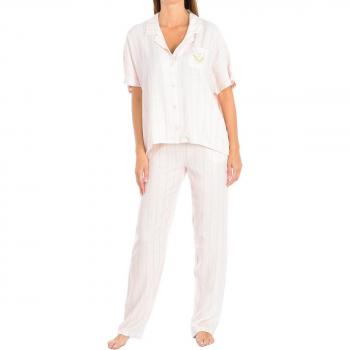 Pijama de manga corta Feyza 4807 mujer - Rosa Viscosa - Talla S