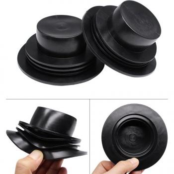YUNPICAR LED Headlight Seal Dustproof Covers - 2 Pieces for H1 H7 H8 H9 H11 HB3 HB4