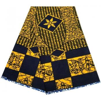 Vintage Wachs Druck Textil